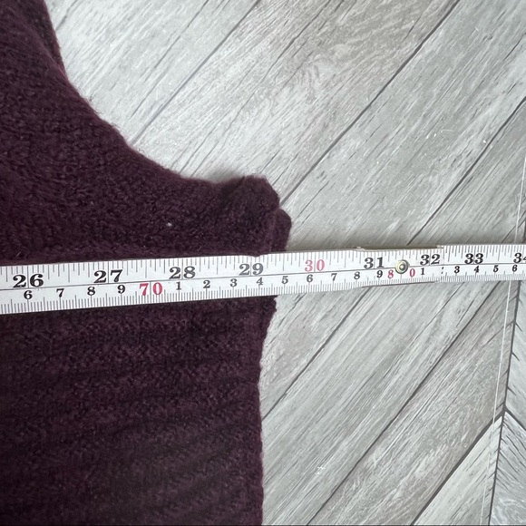 Terra & Sky Burgundy cardigan 3x - Picture 8 of 8